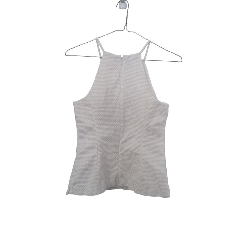 Lilly Pulitzer Womens Size 8 White Halter Top Eyelet Lace Resort Style EUC - Picture 4 of 4